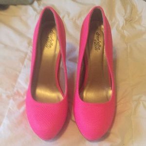Charlotte Russe Pink Pumps Never Worn 8.5